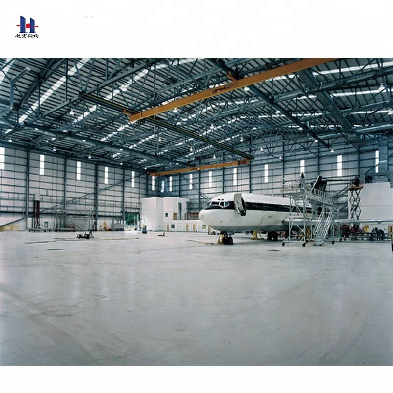 Fast construction galvanized  steel structure building for warehouse / workshop / plant