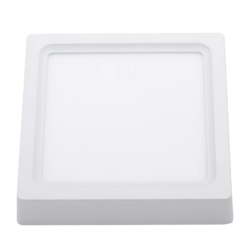 Keou new design Pure while Surface SMD Small 12watt square ceiling  led panel light 12w