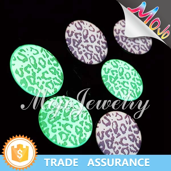 Горячая Продажа Печатных Абстрактный Узор Светятся В Темноте Скидка Бижутерия для Дистрибьюторов