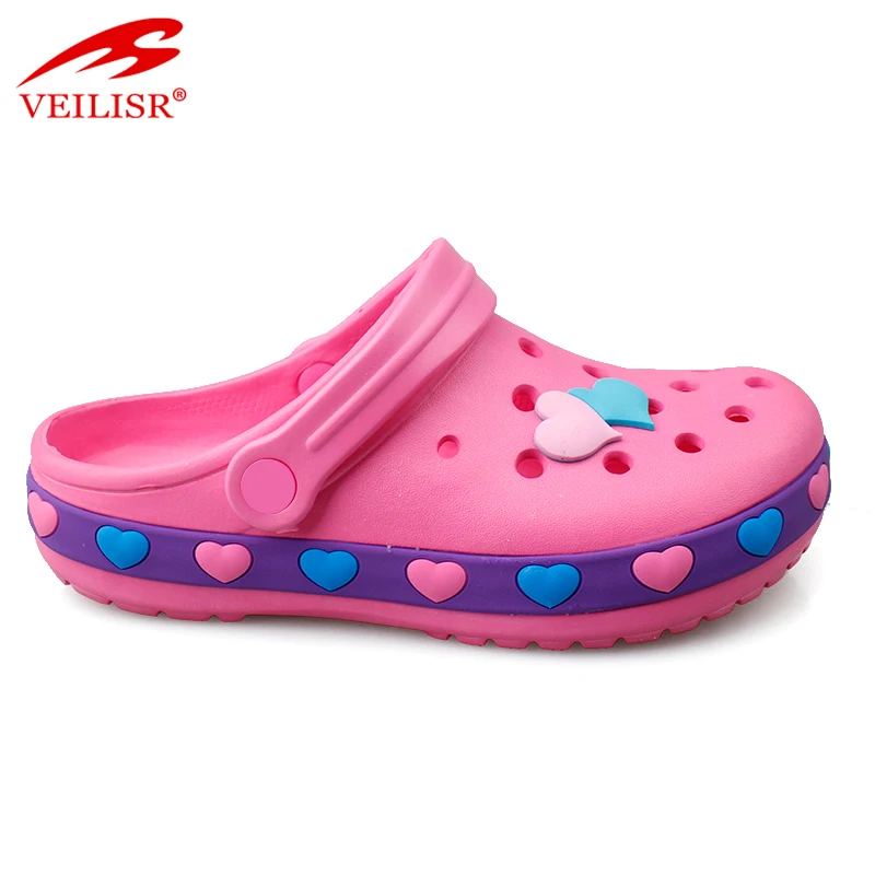 Most popular children beach EVA sandals garden shoes kids clogs