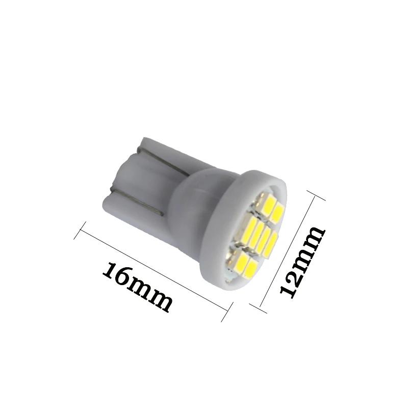 AC DC 6V 6.3V T10 led 555 Non polar 8 SMD 1206 3020 194 168 LED Bulbs no ghost For Capacitors Pilot lamp pinball machine 6V