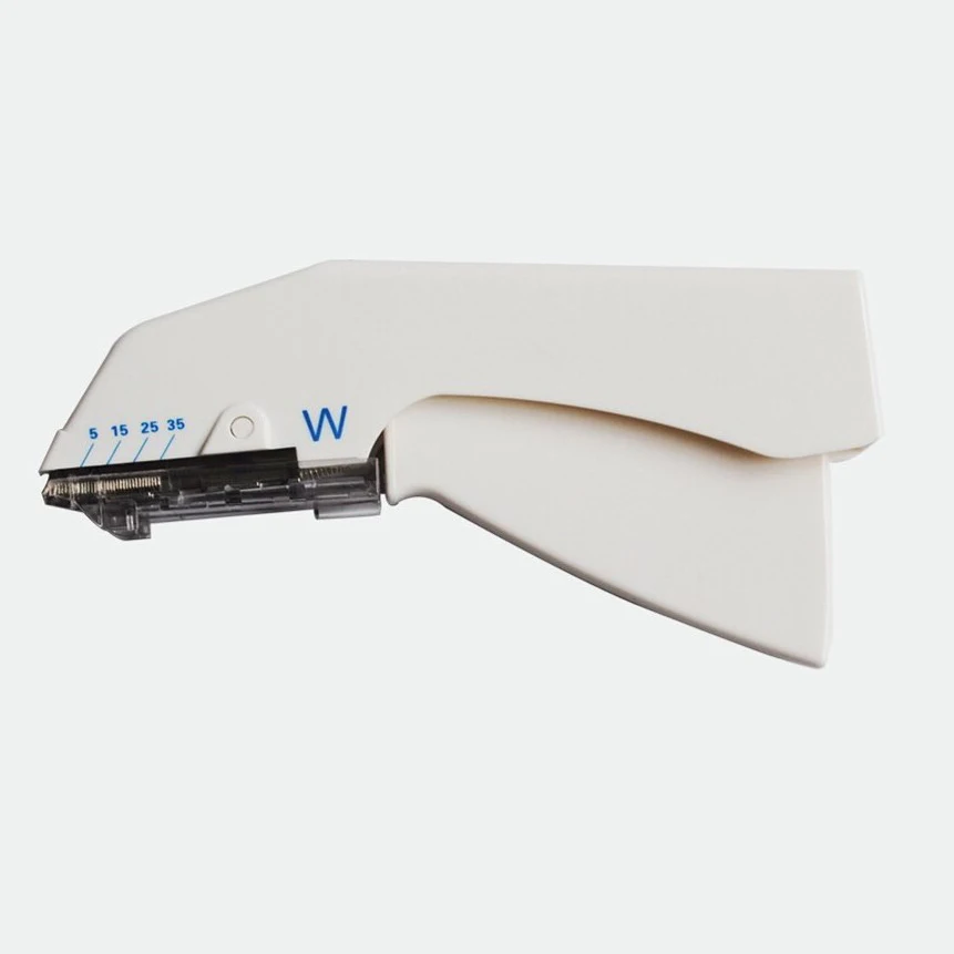 
Disposable medical surgical skin stapler 