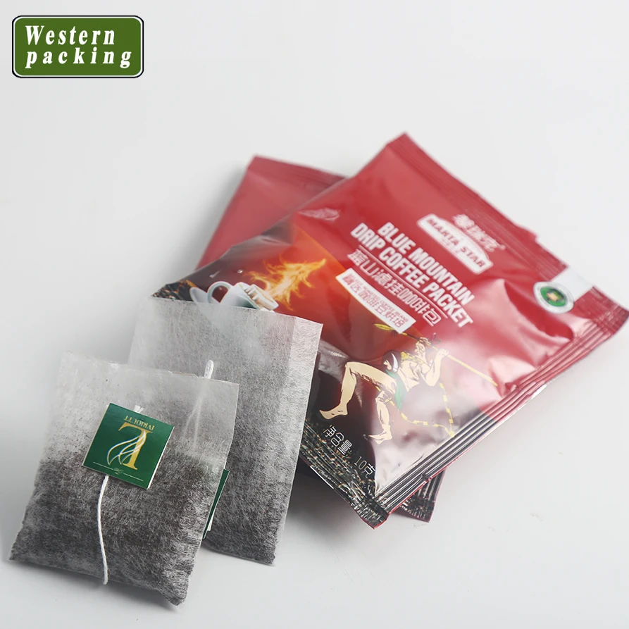 Non woven fabric drip coffee filter bag with tag