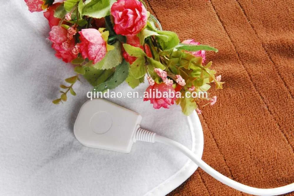 Coral Fleece Safety 220V-240V Electric Home Appliance electric  under  blanket with CE ROHS REACH Certificate