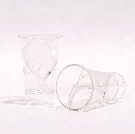 
Portable 2oz dividers tequila plastic shot glass for promotional 