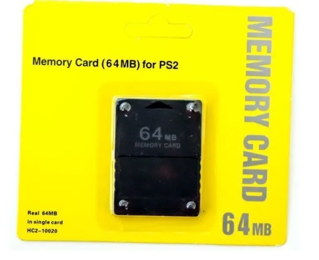 Blister Package 8MB 16MB 32MB  64MB 128MB Memory Card For  PS2 Console