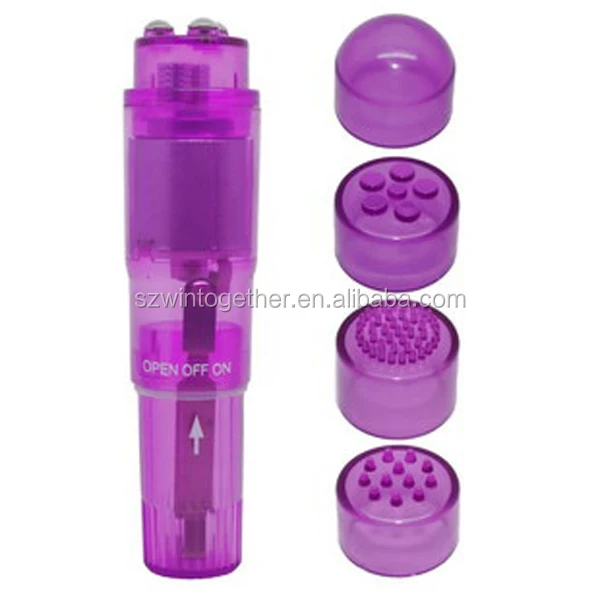 
4 pieces Replaceable Head Rocket Mini massage pen vibrator sexy toys for girls <strong><span style=