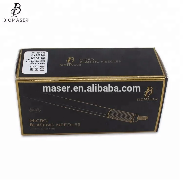 Иглы для перманентного татуажа бровей, иглы для перманентного макияжа, иглы для микроблейдинга, круглые иглы