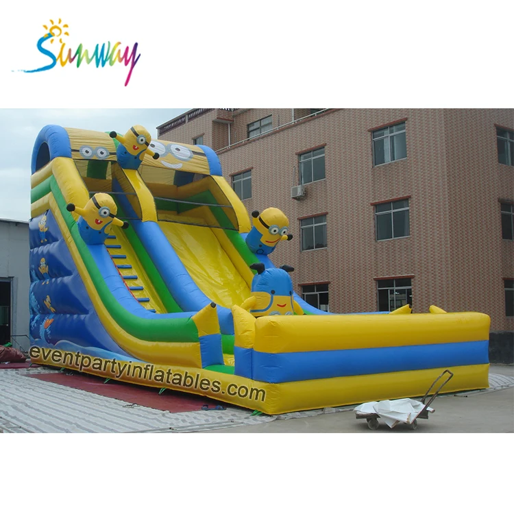 Дешевые надувные водные горки для детей материал из ПВХ и ПК бассейна домашнего использования внутреннего наружного