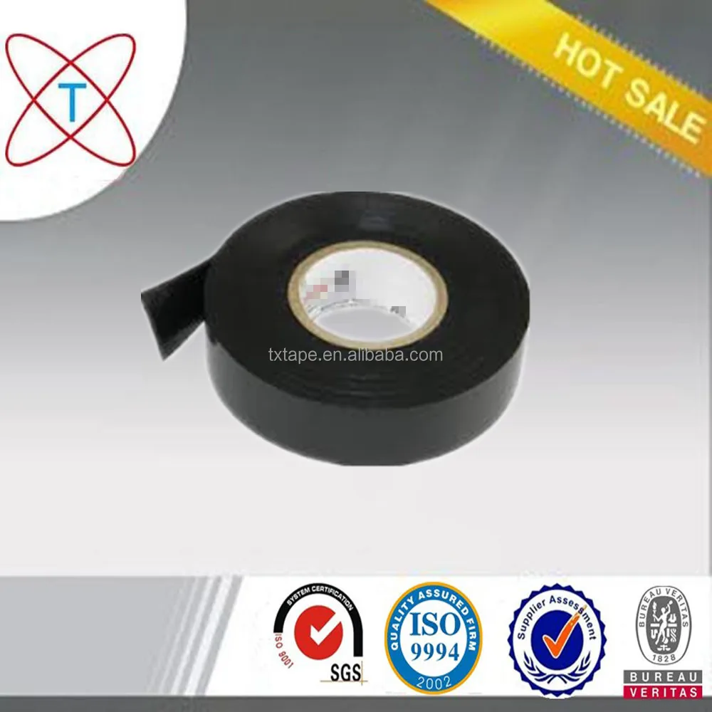 2022 TongXie Black PVC Premium Grade Electrical Tape Detectable Tape Caution tape
