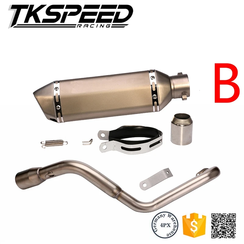 К рулю мотоцикла велосипеда с глушителем цена выхлопной трубы глушитель выхлопной скутер + выхлопная система вентиляционная труба из нержавеющей стали для HONDA MSX 125