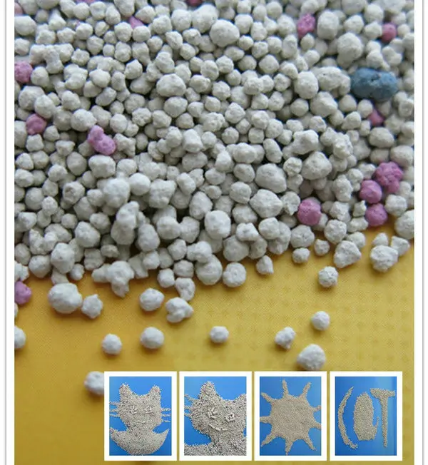 Китай, натуральный кошачий наполнитель, бентонит/мячик, белый кошачий наполнитель для уборки кошки, свежий дом (KL002)