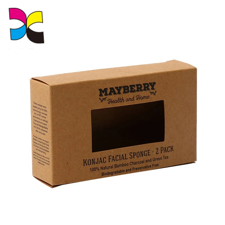 
Guangzhou factory OEM design own logo brown kraft paper packaging box 