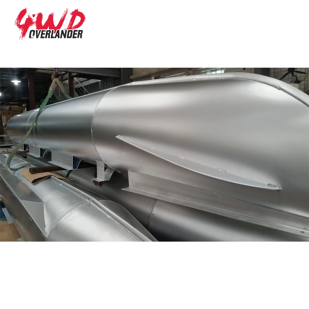 high strength aluminum floating pontoons tube hull for pontoon boat