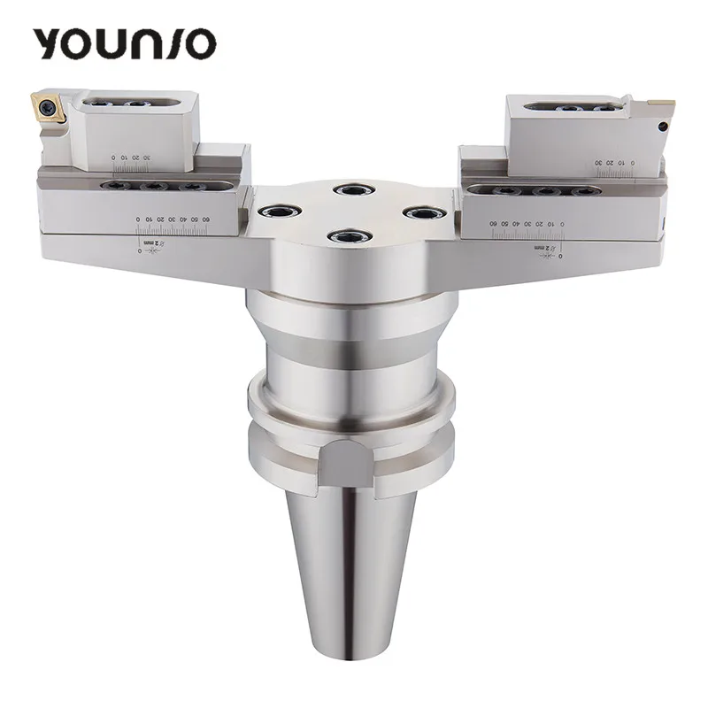 Younio bt40 bt50 cnc токарный фрезерный станок токарный патрон для большого диаметра Расточная головка