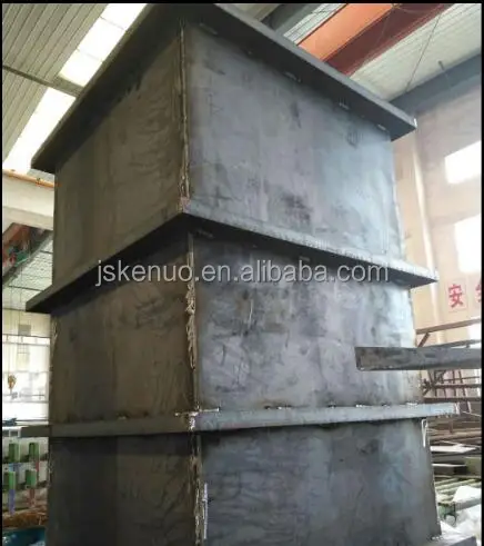 Vertical hard chrome electroplating tank with inner PVC and polarity reverse rectifier