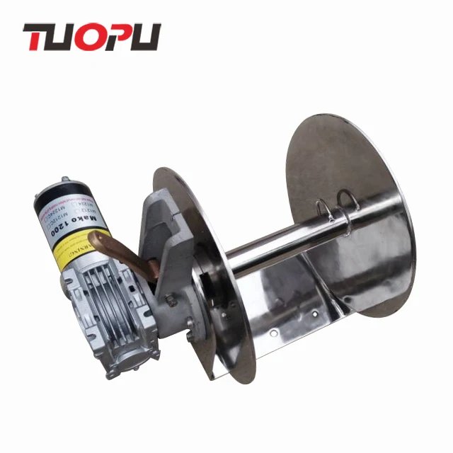 Free Fall Series DC Boat Drum Winch For Sale