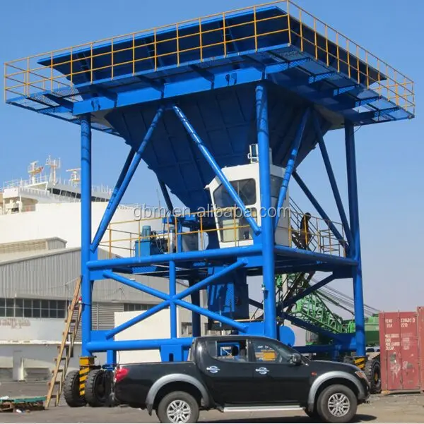 50 m3 Industry Bulk Material Handling cement/ Fertilizer hopper mobile grain