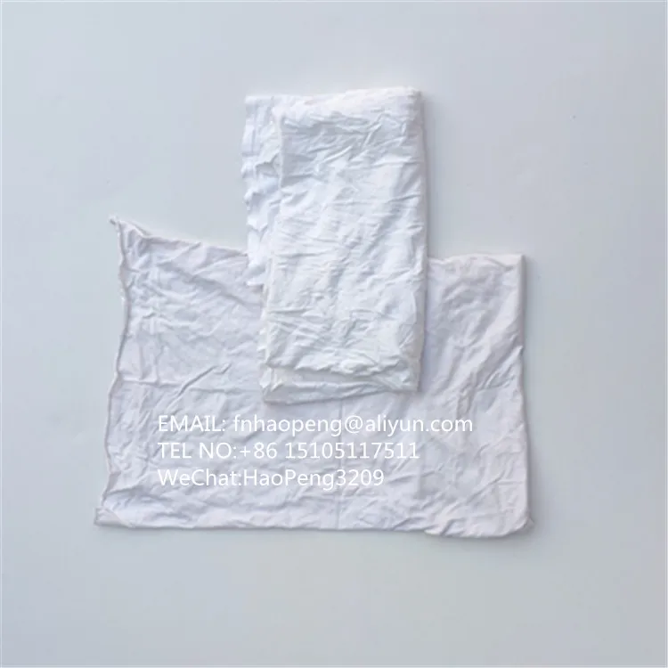 Factories wholesale white linen cotton cloth oil absorption water industrial wiping cloth rags