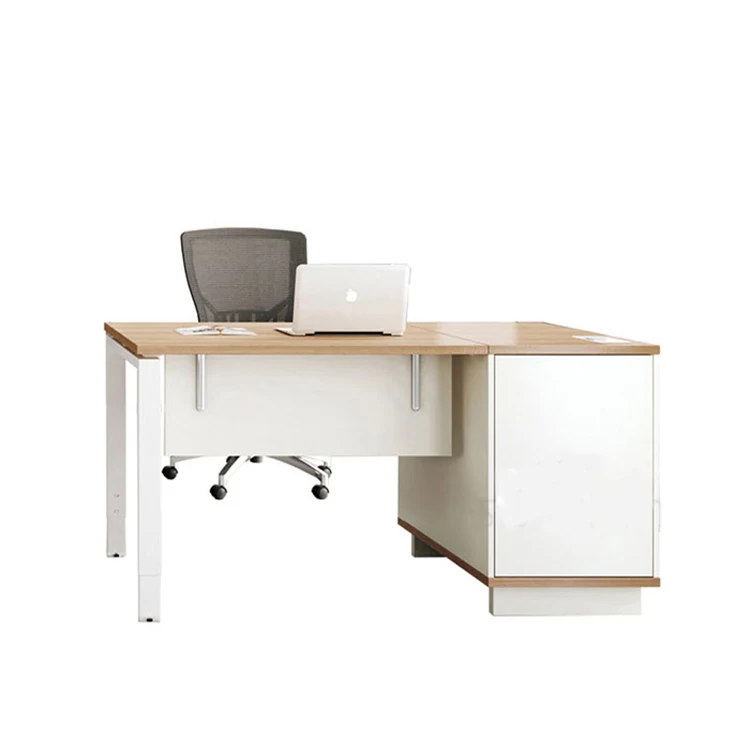 Офисная мебель роскошный дизайн стол с боковой возврат исполнительный офисный стол