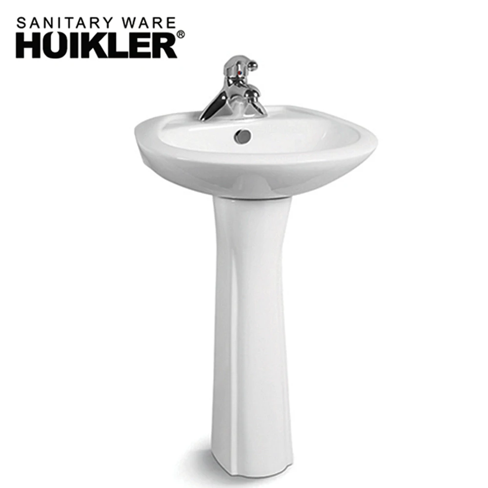 HL-015 bathroom quality sanitary ware ceramic pedestal basin/ taobao sink