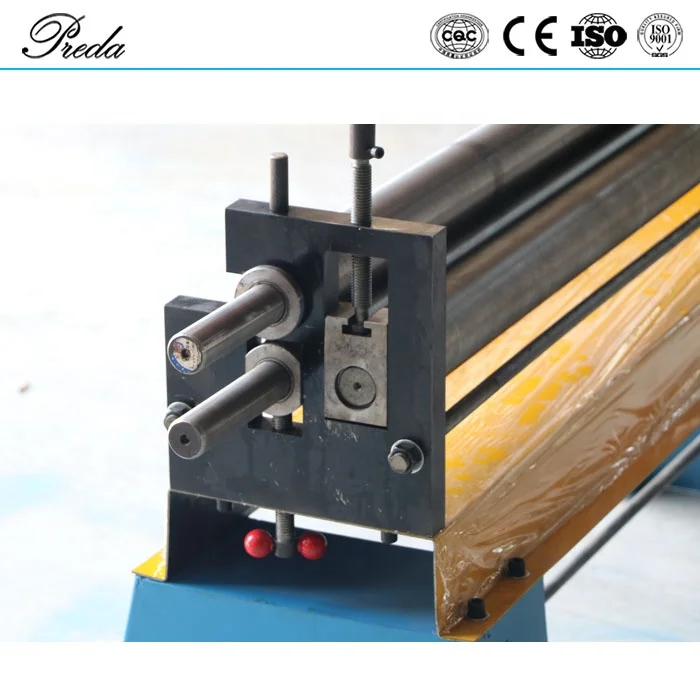 Electric sheet rolling machine in W11G-2*1000 three roller rolling machine with 1.5kw power for sheet bending