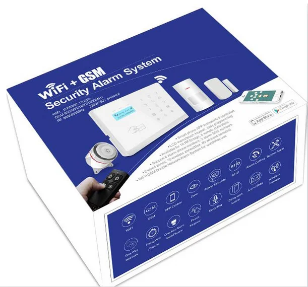 wolf guard gsm alarm wifi rfid alarm