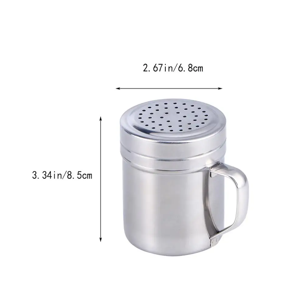 Шейкеры для соли и перца из нержавеющей стали с ручкой