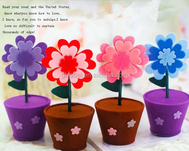 Custom any cute design fancy promotion souvenir felt basket bag