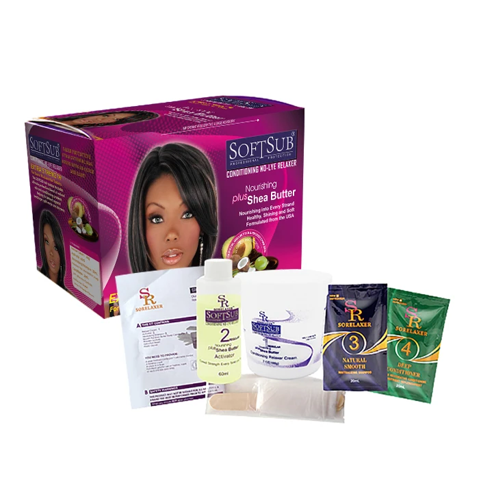 New design Professional Hair Relaxer Product Straightening hair relaxer Essential Damage Keratin Treatment