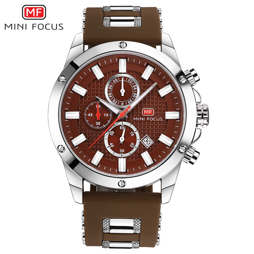 Mini Focus Skeleton Watch Men Quartz Wrist Watch with Luxury Box