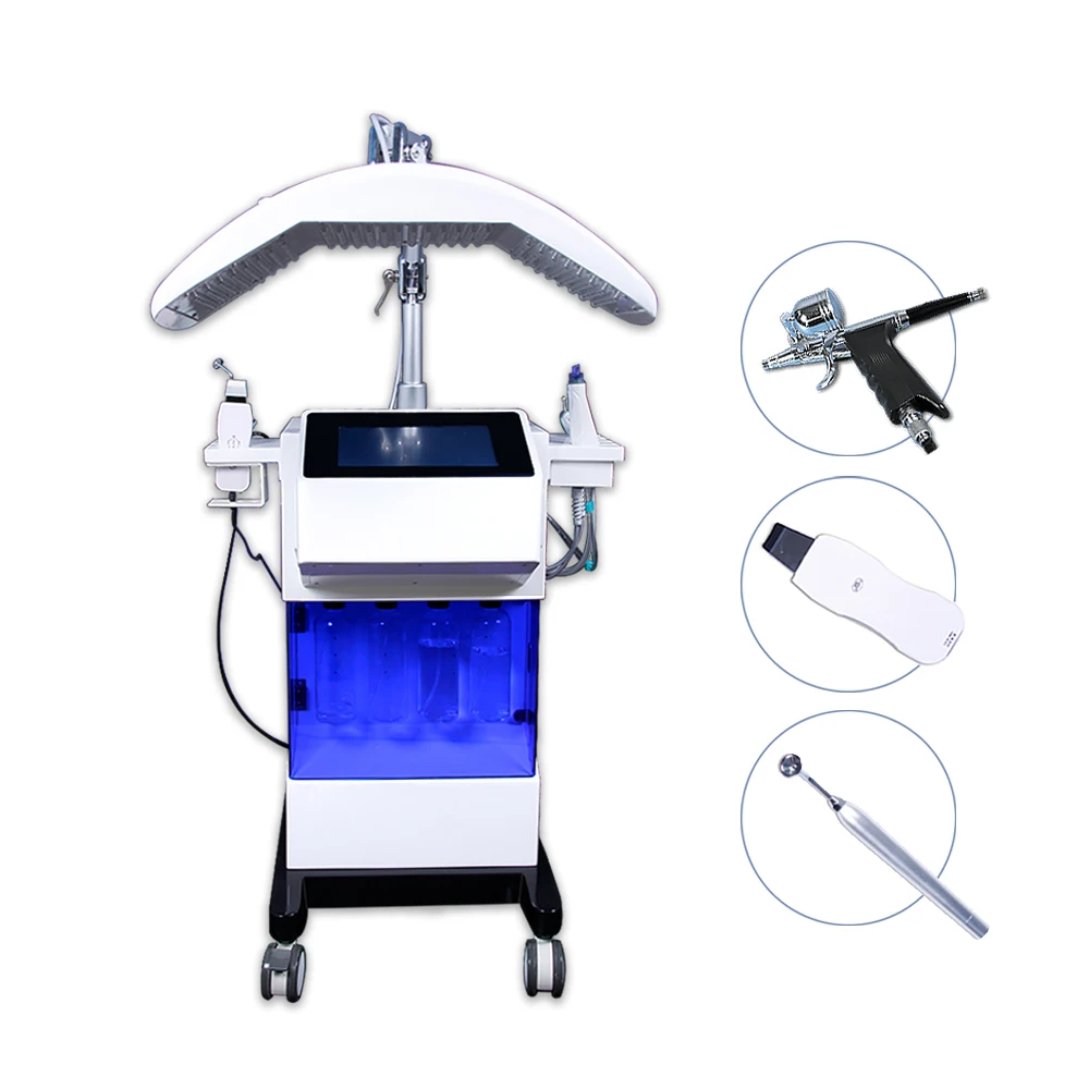 Корейская светодиодная терапевтическая машина для лица/Омоложение кожи водой, увлажнение, дермабразия, машина для лица SPA600