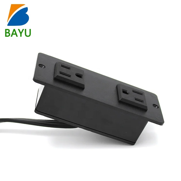 
Universal US Dual Electrical Multi Socket Extension Cord Power Outlets 