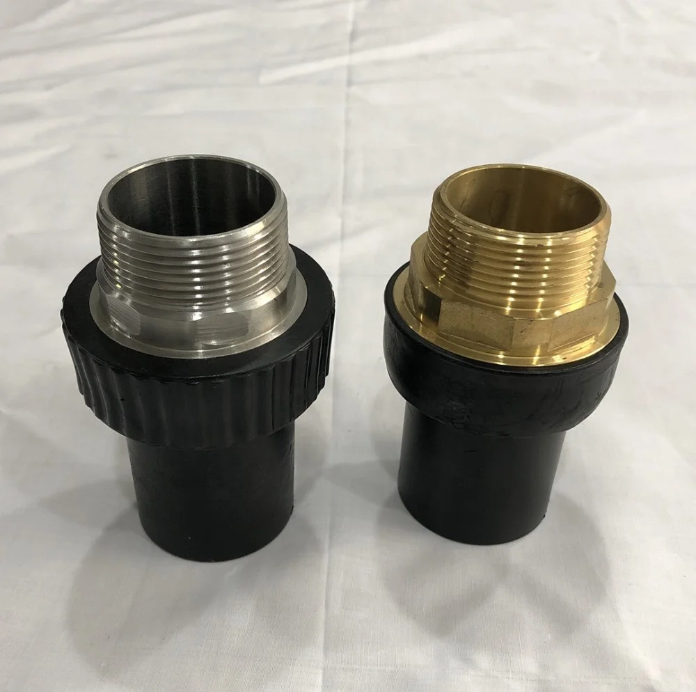 Оборудование для литья под давлением и пластмассовый материал, фитинги HDPE, наружная резьба