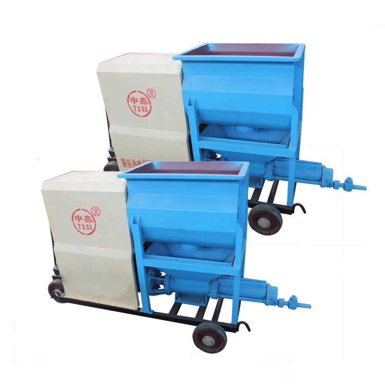 Mortar Plastering Mixer Concrete Spraying Pump Manual Pneumatic Electric Hand Cement Grout Screw Pump