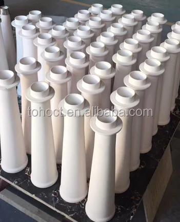 Acid and alkali corrosion resistant alumina ceramic grouting pipe tube