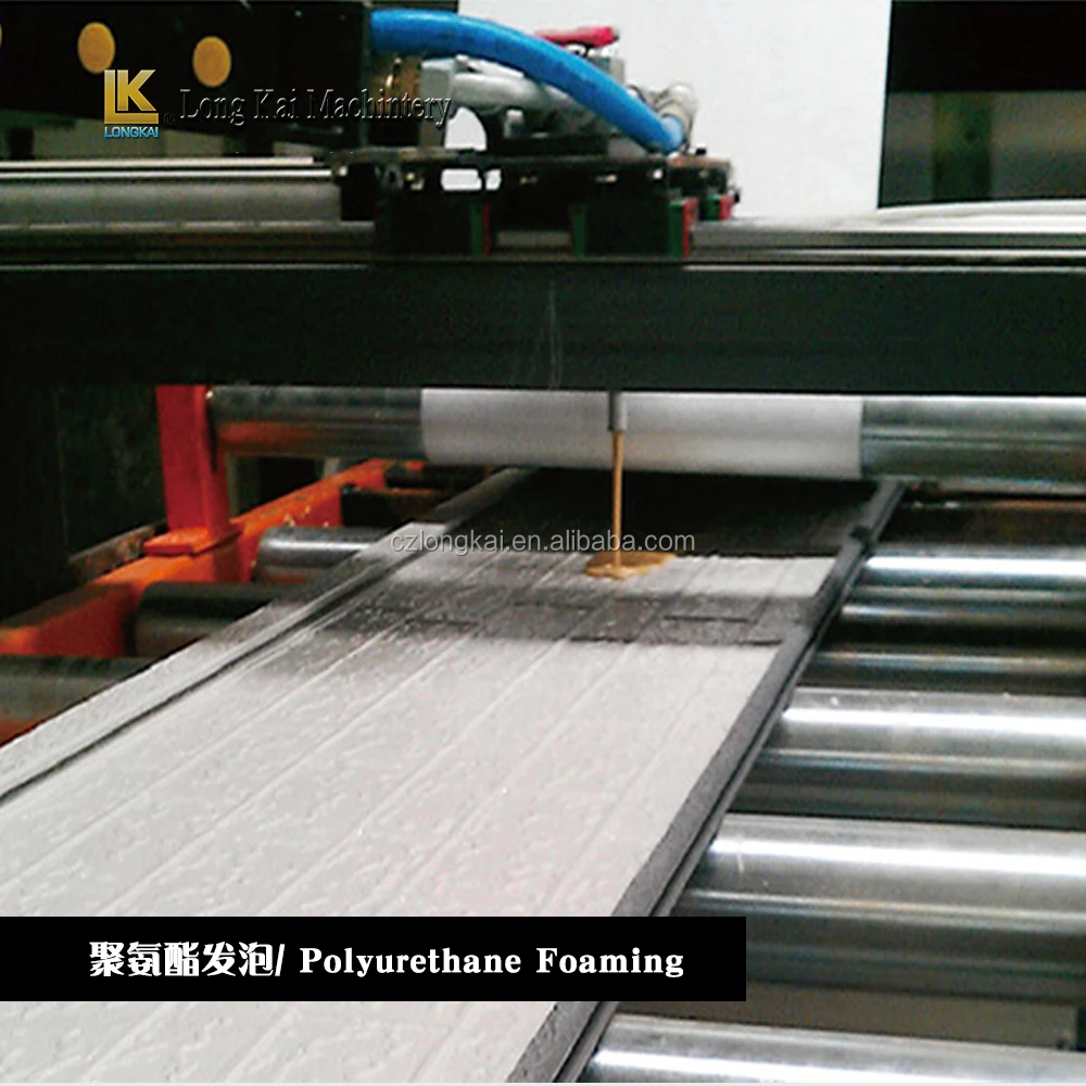 Wall board  PU Sandwich panel making machine  production line