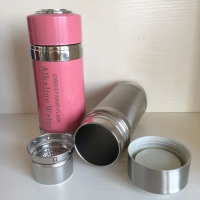 380ml Nano Alkaline Energy Ionizer Filter Flask Water Bottle  Cup Booster Health Energy Cup