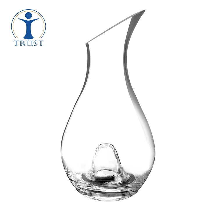 Wholesale Lead Free Hand Blown High Quality Wedding Tableware Glass Wine Decanter