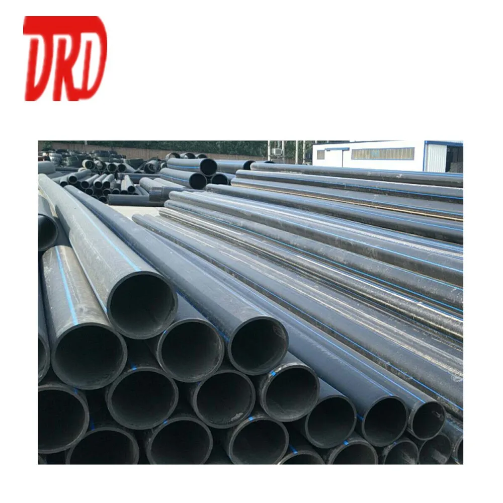 PE100 black PE 100 black plastic pe water pipe 4 inch hdpe pipe 110mm