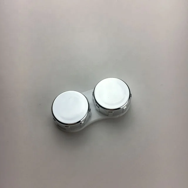 Eyekan Silver nice contact lens case could printing LOGO  CL-M002