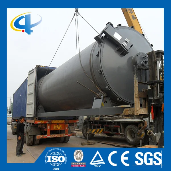  Новый Дизайн Пластиковых Отходов Пиролиза Машины с CE SGS ISO BV