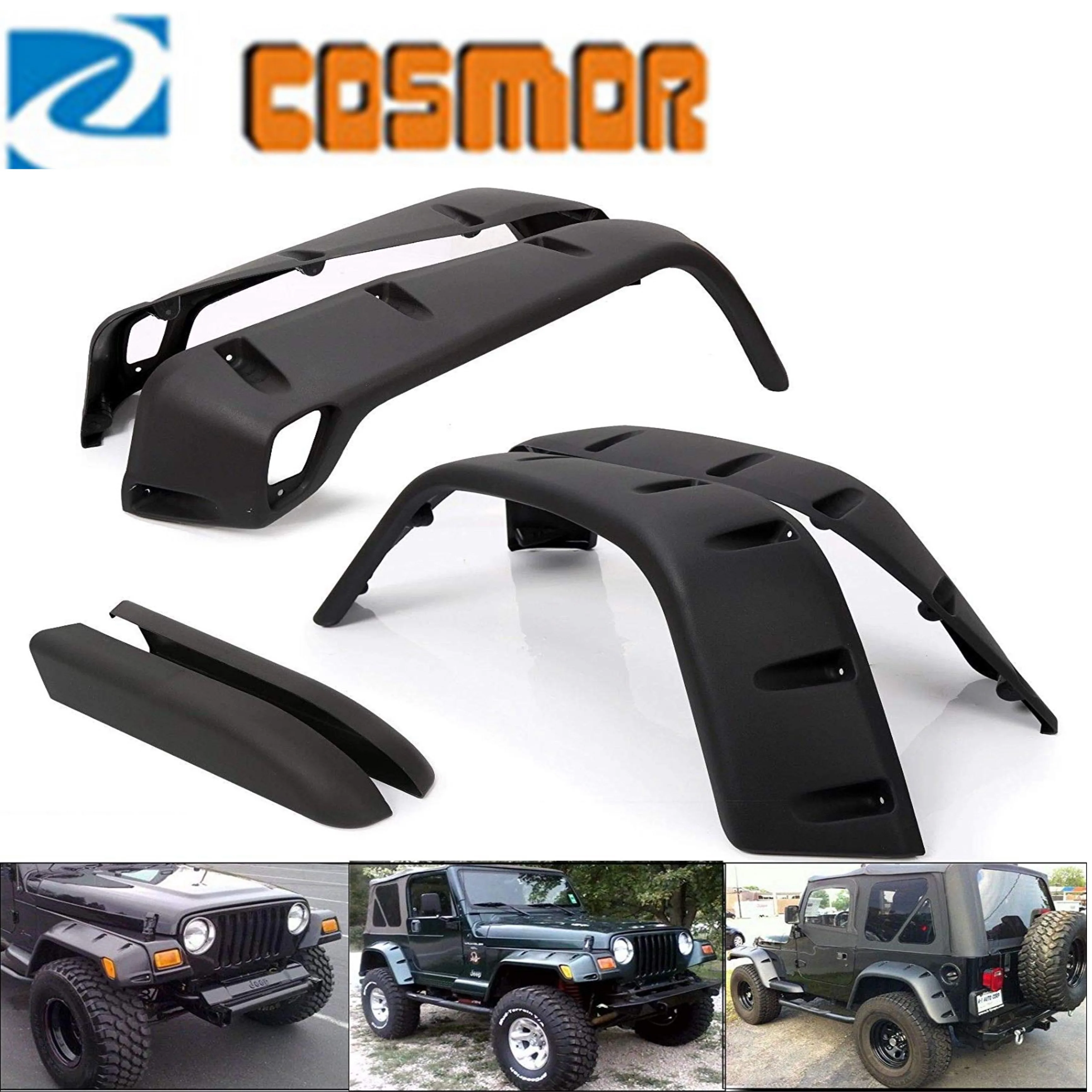 ABS Fender Flares For Jeep Wrangler TJ