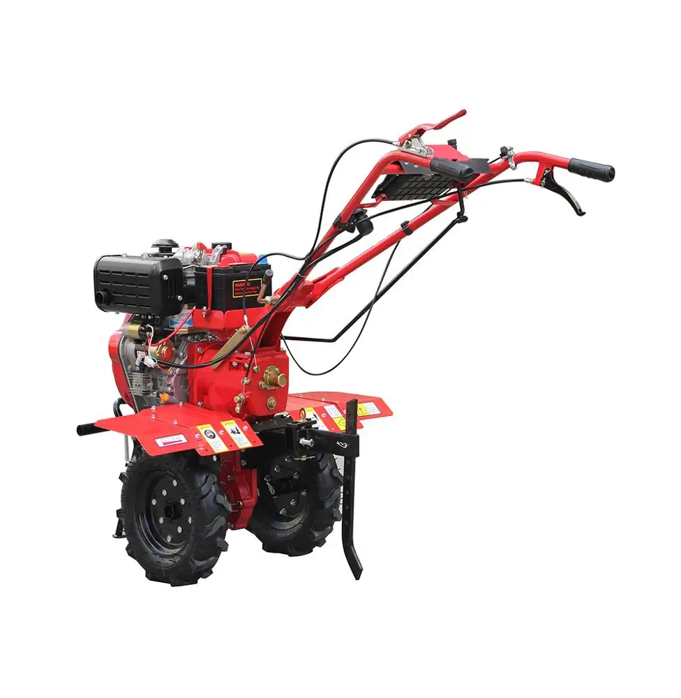Low price air cooled 186FA engine agricultural machine diesel tiller