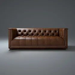 2-местный кресло в винтажном стиле; Итальянская кожа/Германия дизайнерский диван на двоих