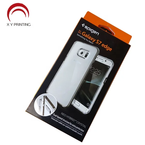 
Factory Custom Wholesale Paper Box Phone Mobile Case Cell Box PVC Packaging 
