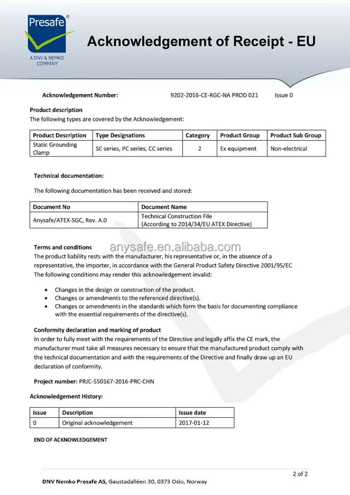Heavy duty static grounding clamp