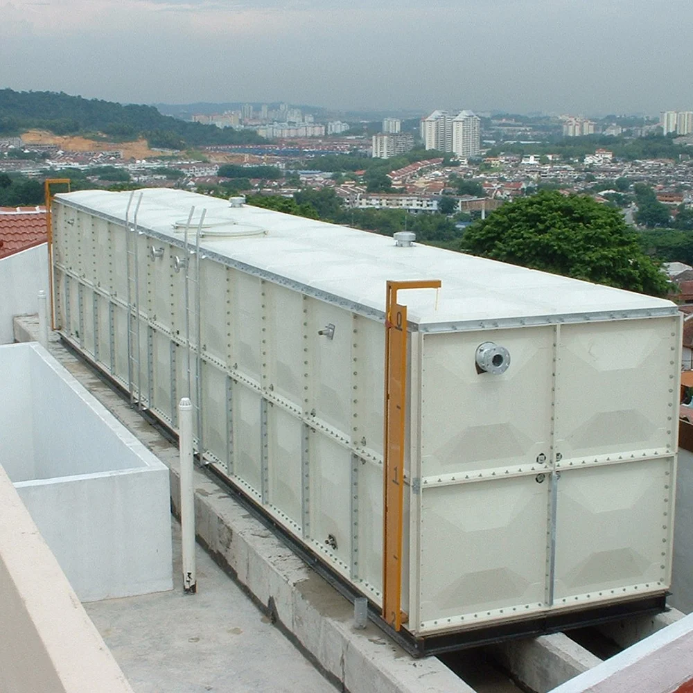 Portable Fish Underground Fuel Solar Panel Grp Hot Pressed Sectional Water Tank