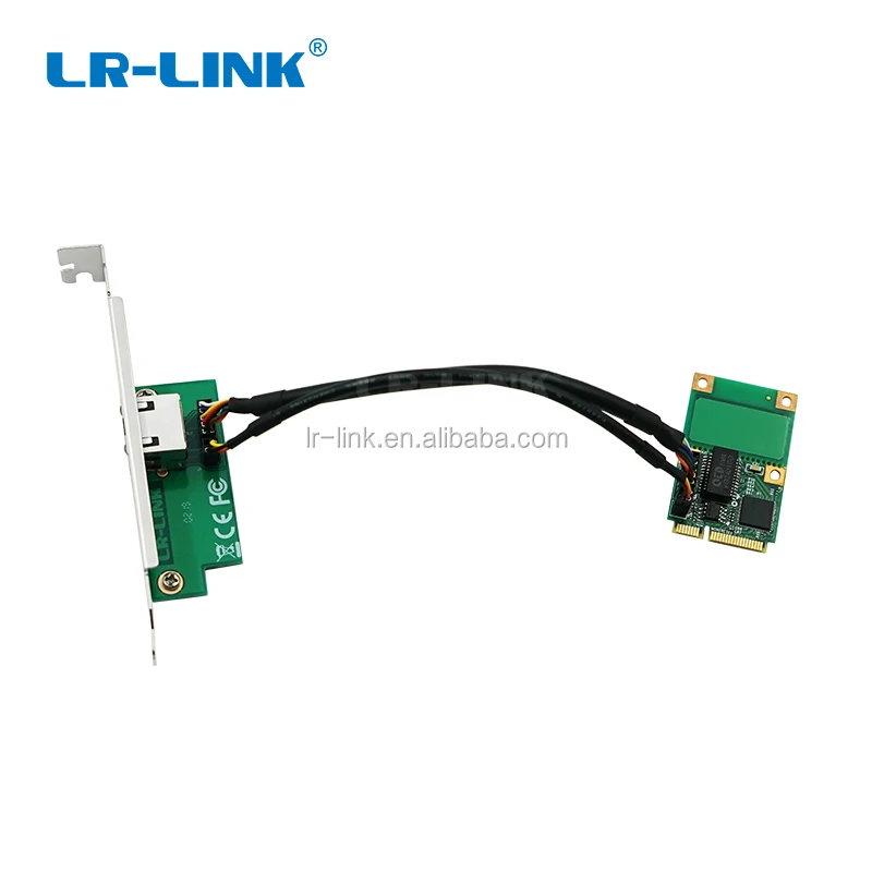 LR-LINK Mini PCIe 10/100/1000Mbps  Single Port  1*RJ45 Gigabit Copper  Intel I210 Wired Ethernet Network Card Adapter to Desktop
