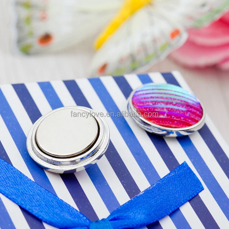 
Fancylove Jewelry new design colorful round strong magnetic Muslim brooch hijab pins 